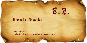 Bauch Nedda névjegykártya